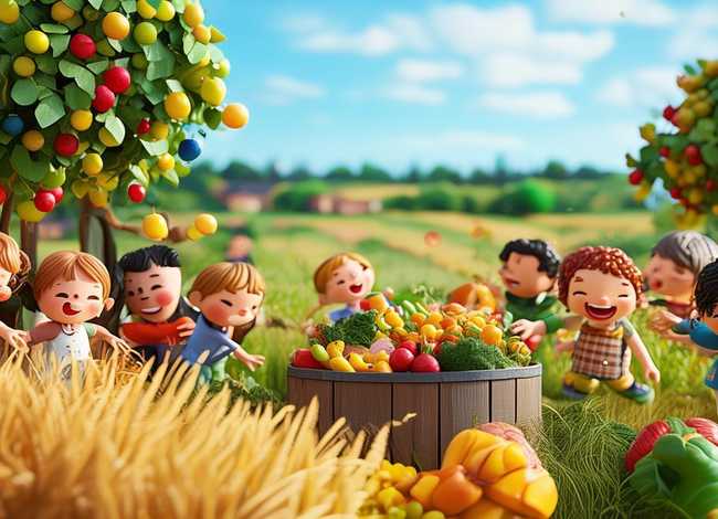 儿童故事丰收的过程；丰收的故事幼儿园