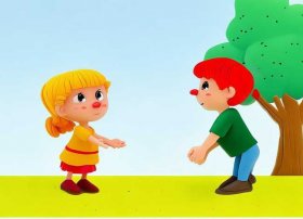 儿童成语故事简笔画敬上如宾，少儿成语故事简笔画