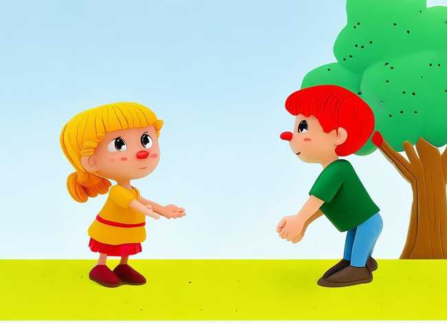 儿童成语故事简笔画敬上如宾，少儿成语故事简笔画