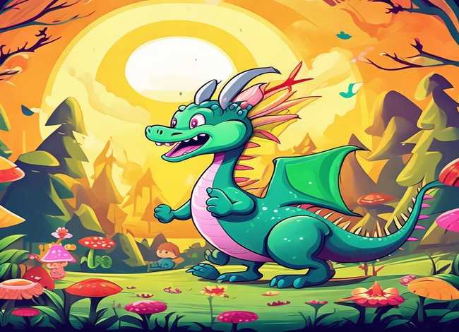 口水绘本故事 口水龙绘本故事