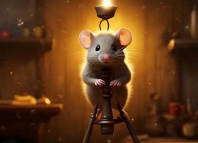 小老鼠上灯台的故事文字版；小老鼠上灯台的故事文字版图片