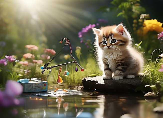 小猫钓鱼的故事故事 小猫钓鱼的故事故事盒VCD