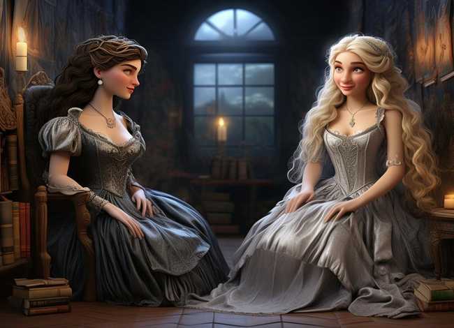 好公主和坏公主的故事；坏公主和好公主的故事睡前故事