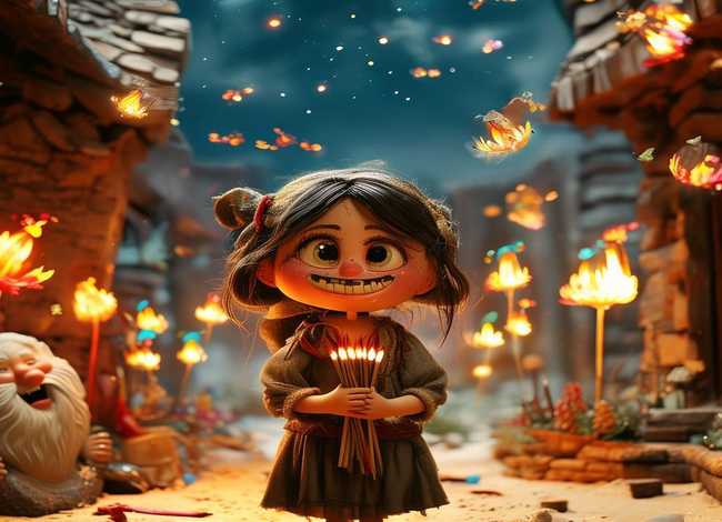 卖火柴的小女孩故事搞笑 - 卖火柴的小女孩故事搞笑段子