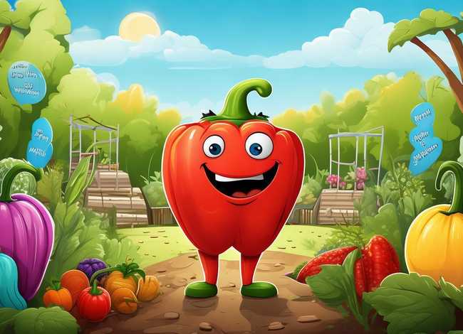 儿童辣椒的故事完整版 蔬菜图说-辣椒的故事