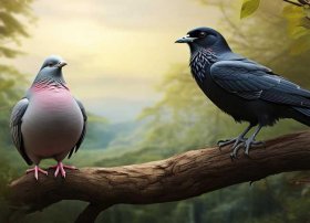 信鸽与乌鸦的故事 - 信鸽与乌鸦的故事简介