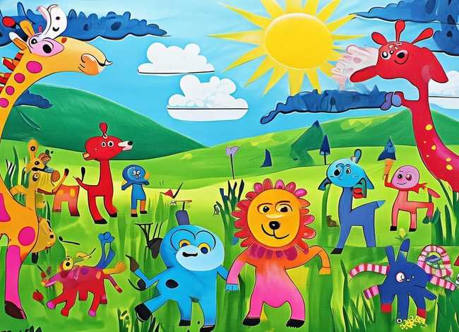 儿童画动物3-6岁（儿童画动物3-6岁怎么画）