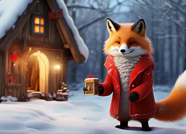 狐狸拜年故事,狐狸拜年故事图片 狐狸拜年故事,狐狸拜年故事图片