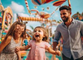 儿童故事爸妈一起去游乐场、和爸爸妈妈一起去游乐场玩作文