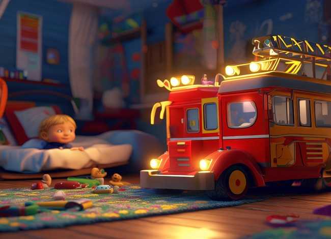 儿童消防车睡前小故事 - 幼儿睡前故事消防车