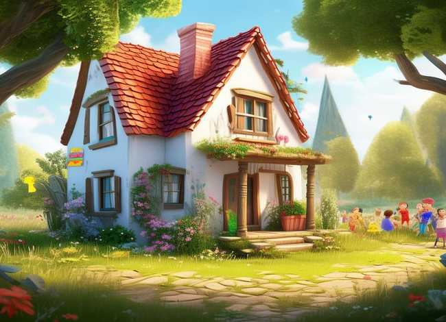 儿童故事白房子 - 幼儿故事白房子文字版