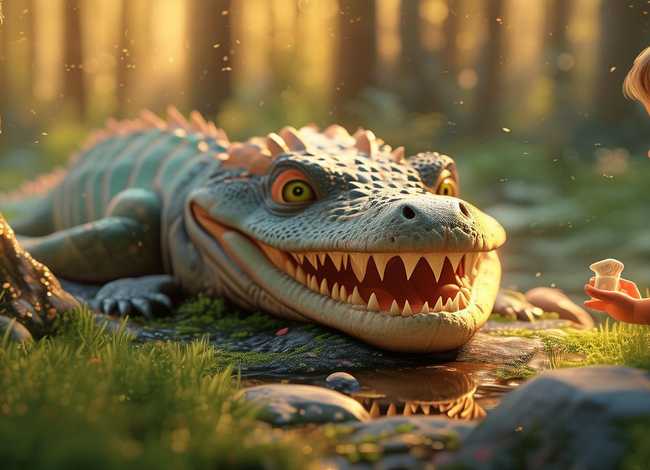 儿童睡前故事鳄鱼拔牙 幼儿故事鳄鱼拔牙