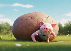 小猪搬西瓜的看图说话、小猪搬西瓜看图说话二年级作文