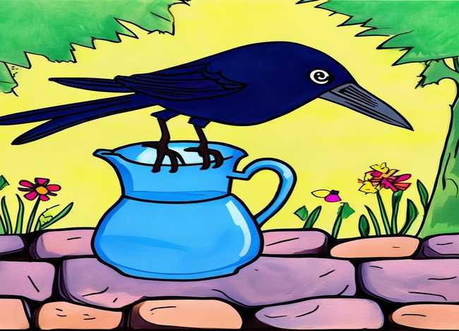 幼儿手绘简单故事书乌鸦喝水 - 幼儿园手工绘本乌鸦喝水故事书 幼儿手绘简单故事书乌鸦喝水 - 幼儿园手工绘本乌鸦喝水故事书