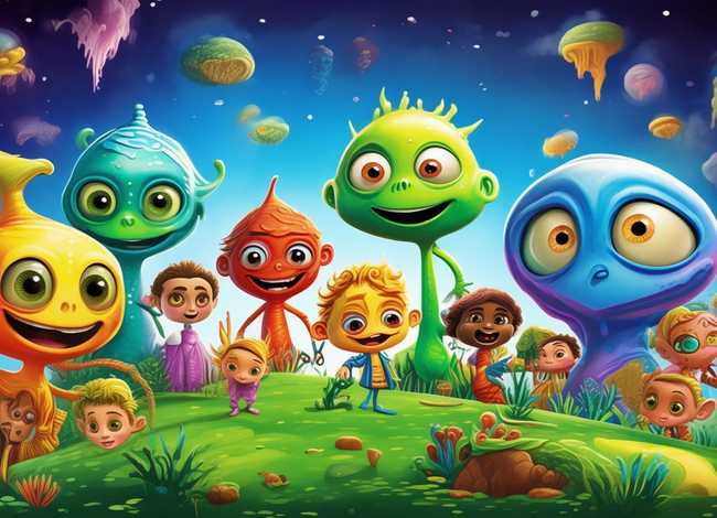 外星人的故事儿童漫画，关于外星人的儿童漫画