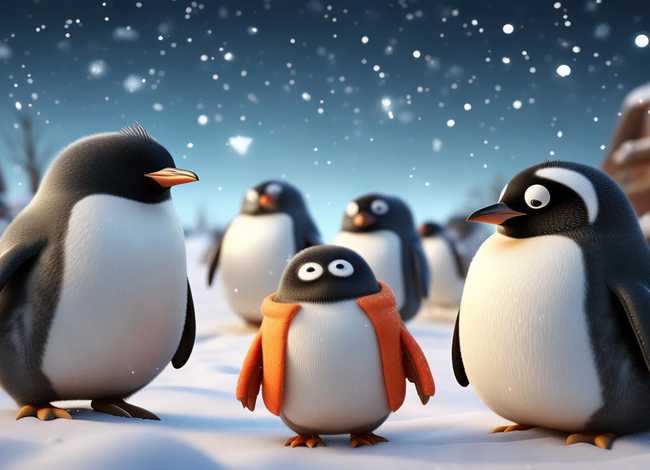 不会飞的小企鹅儿童故事 - 不会飞的企鹅绘本故事