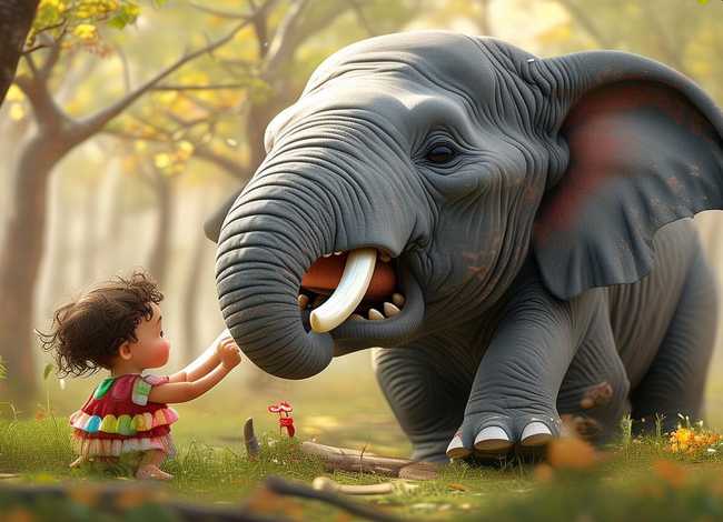 儿童故事大象拔牙 - 大象拔牙的故事 儿童故事大象拔牙 - 大象拔牙的故事
