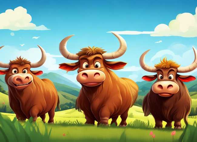 三只公牛的儿童故事（三只公牛的故事视频免费下载）
