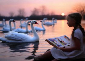 野天鹅故事绘本、野天鹅绘本故事及图片