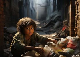 流浪儿童吃垃圾、流浪儿童吃垃圾怎么办