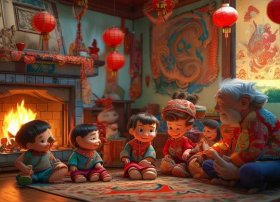 儿童故事过年习俗，关于过年的故事幼儿