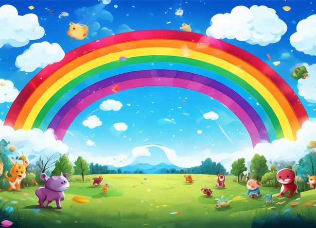 彩虹故事绘本图片（彩虹故事绘本图片大全）