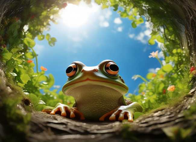 坐井观天故事（坐井观天故事道理）