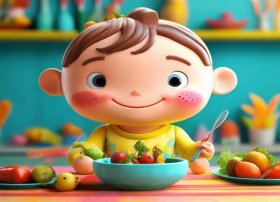 儿童吃饭图片大全可爱（儿童吃饭图片大全可爱简笔画）