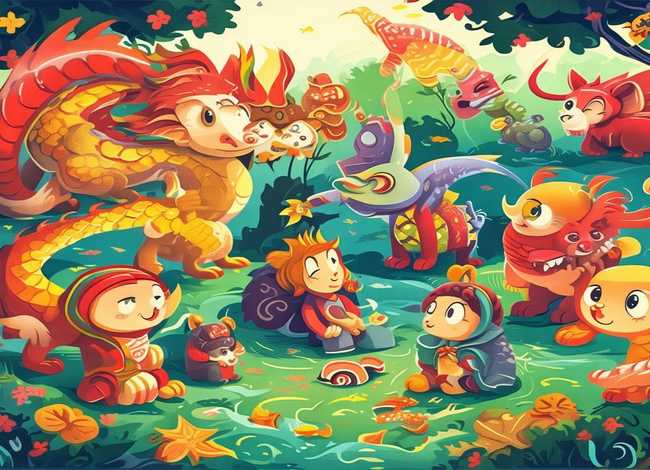 十二生肖故事儿童6-12岁，少儿故事十二生肖