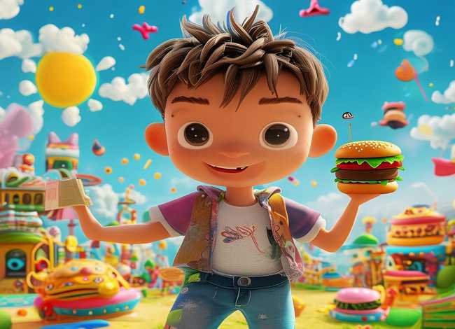 汉堡儿童绘本故事视频、绘本故事汉堡男孩图片 汉堡儿童绘本故事视频、绘本故事汉堡男孩图片