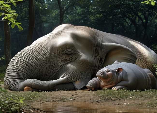 睡前故事 大象 睡前故事大象和河马 睡前故事 大象 睡前故事大象和河马