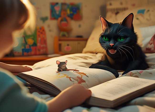 儿童睡前故事英文版猫和老鼠 - 猫和老鼠的故事英文版带翻译