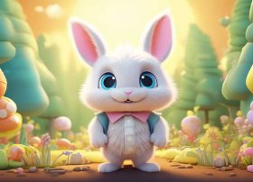 儿童故事连环画小兔乖乖，小兔子连环画故事图片