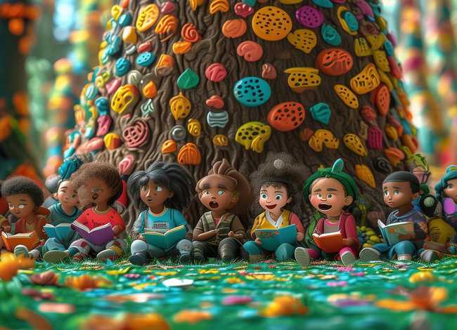 儿童故事字体、幼儿故事字体