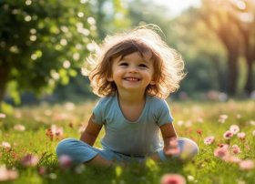 儿童瑜伽图片 - 儿童瑜伽图片唯美图片