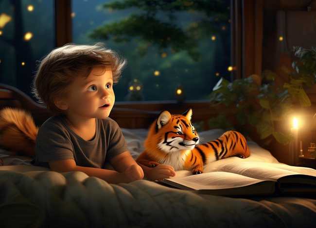 宝宝睡前故事狐假虎威、狐假虎威故事视频 宝宝睡前故事