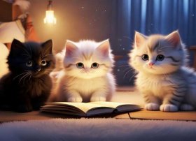 儿童睡前故事三只小猫咪，三只小猫睡前故事收听