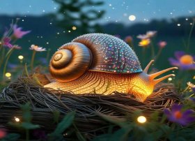 儿童睡前故事蜗牛的宝石；蜗牛的窝的睡前故事