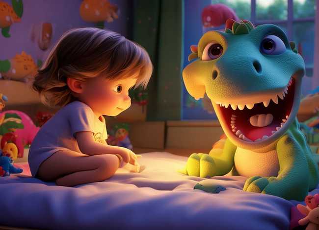 儿童睡前故事幸福的恐龙、恐龙的睡前故事幼儿故事