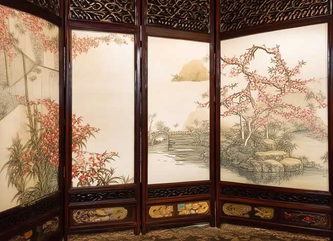 屏风古画图 - 古风屏风怎么画