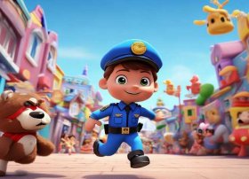 儿童故事警察抓坏蛋、幼儿故事警察抓小偷