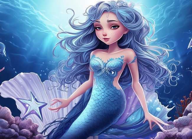 海的女儿童话插图简笔画（海的女儿童话插图简笔画怎么画）