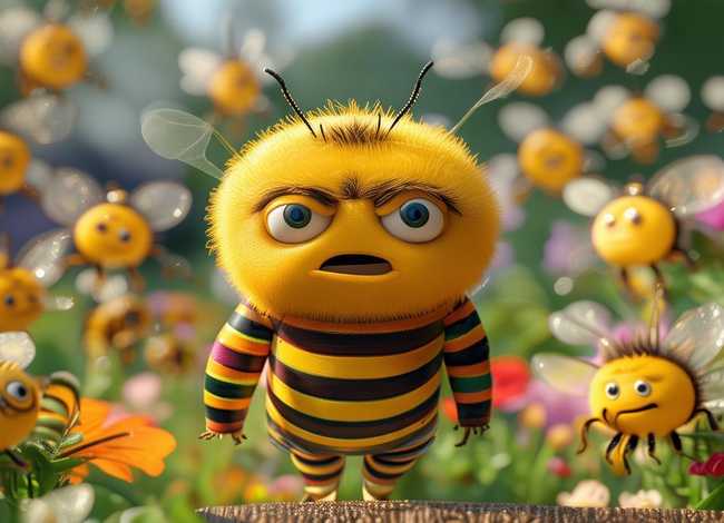生气的小蜜蜂儿童故事 幼儿故事生气的小蜜蜂 生气的小蜜蜂儿童故事 幼儿故事生气的小蜜蜂