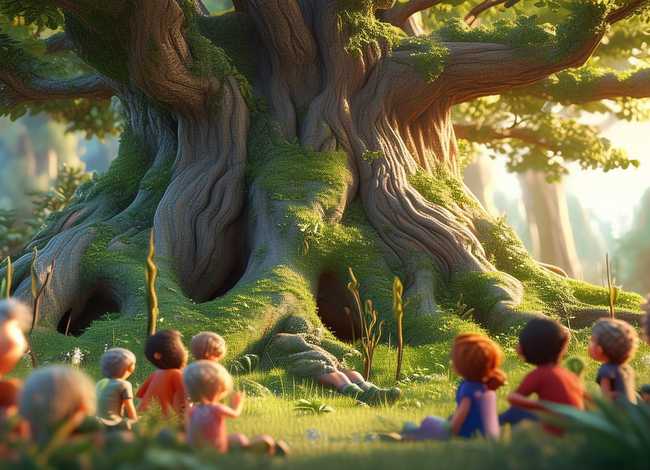 儿童故事大树爷爷；幼儿大班故事树爷爷的教案