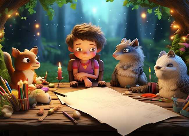 儿童故事续编小练笔200字、故事续编作文250字