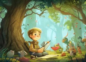 自创故事；自创故事作文