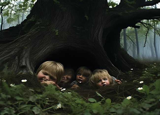 小儿恐怖故事40篇 - 小儿恐怖故事40篇三个孩子被埋在树下