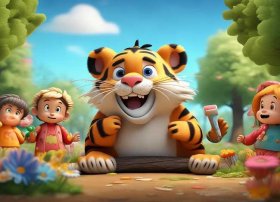 儿童故事老虎拔牙的故事图片（幼儿故事老虎拔牙4分钟的视频）