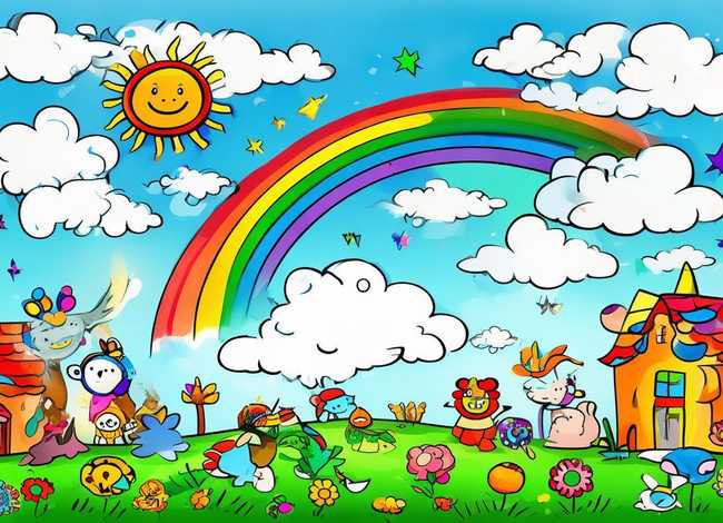 创意儿童画图片大全，创意儿童画图片大全简单