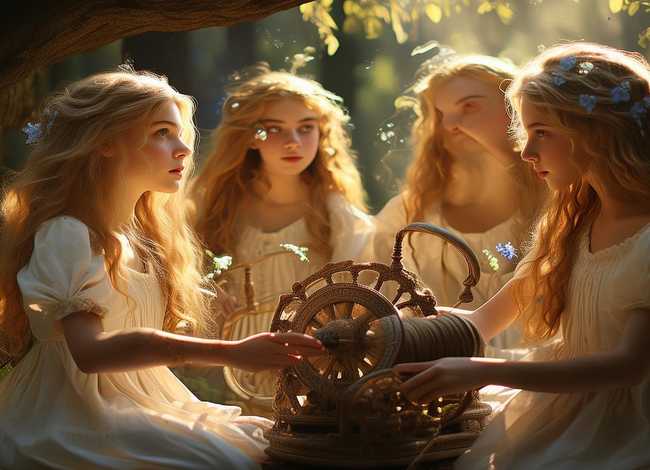 儿童故事三个纺纱女改编、三个纺纱女的故事上
